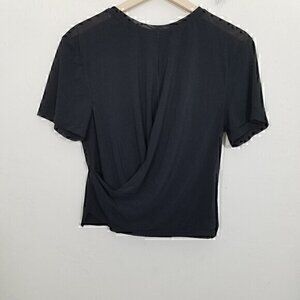 Lululemon Mesh‎ Crop Top Black